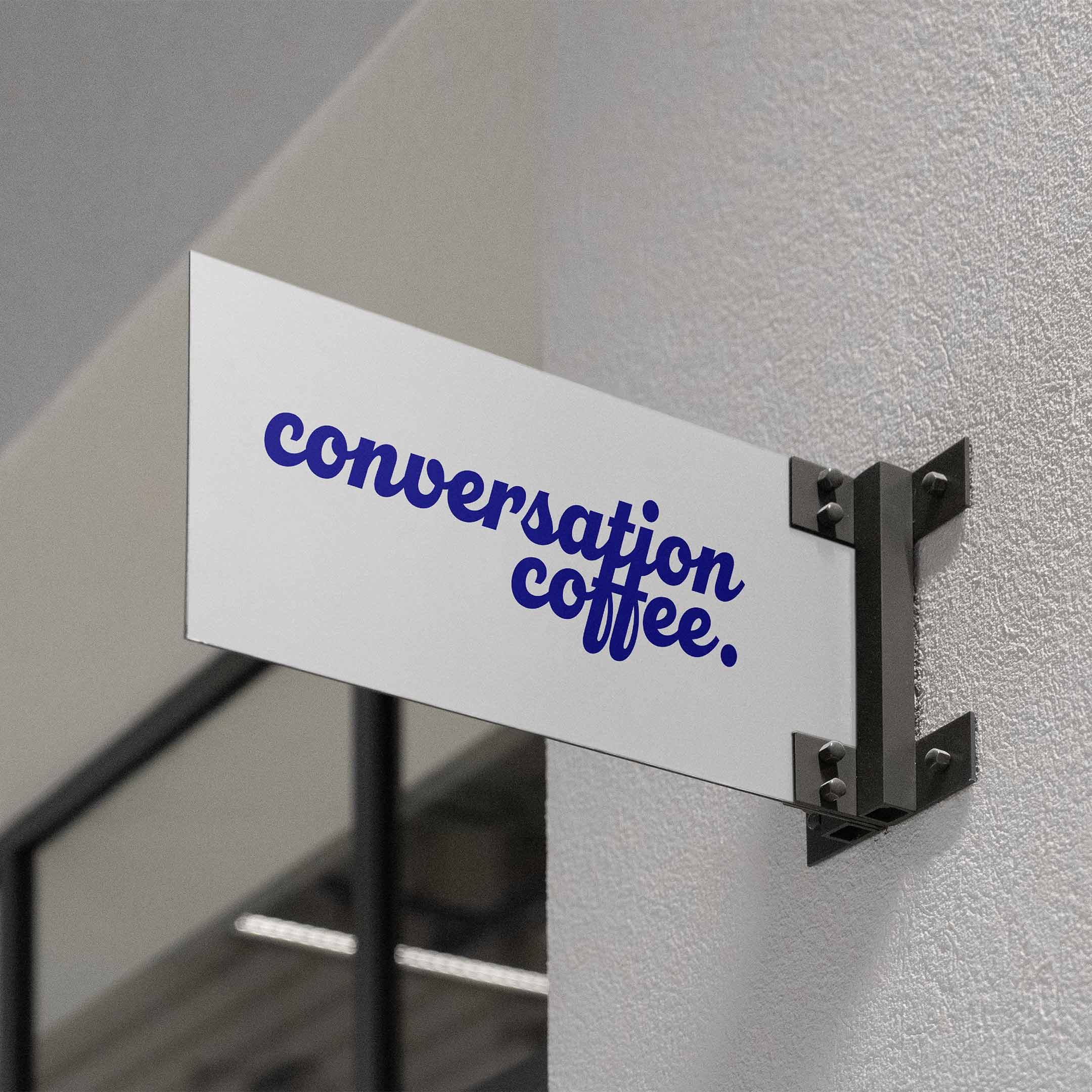 Conversation-Coffee-Signage